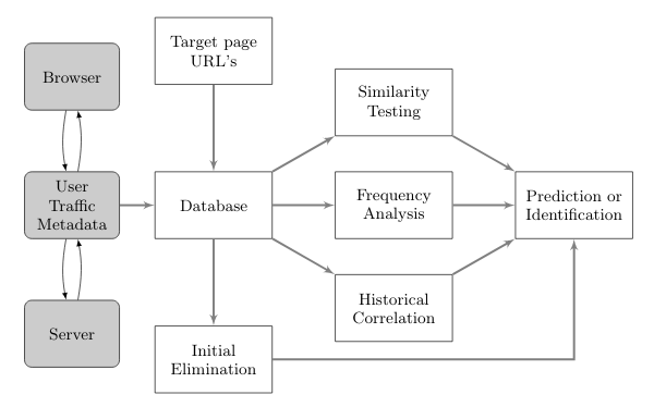 Diagrammatic description of our
                        statistical attack process